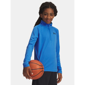Under Armour Hósszú ujjú póló Fiú póló Under Armour UA Tech 2.0 1/2 Zip-BLU