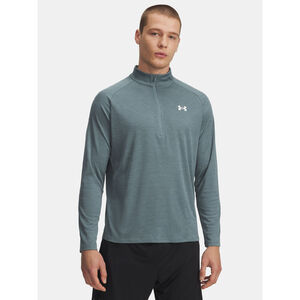 Under Armour Hósszú ujjú póló Férfi Under Armour UA Tech Textured 1/2 Zip-BLU póló