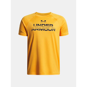 Under Armour Póló Fiú póló Under Armour UA Tech Split Wordmark SS-ORG