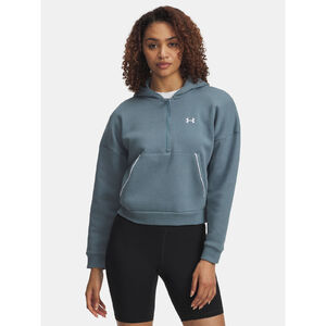 Under Armour Pulóver Nõi pulóver Under Armour Rival Flc Piped HZ Hoodie-BLU