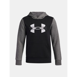 Under Armour Pulóver Fiú pulóver Under Armour UA Rival Flc Cblck Grphc HD-BLK