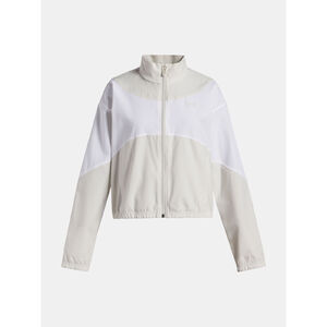 Under Armour Pulóver zip Lány kabát Under Armour UA Rival Woven Jacket-WHT